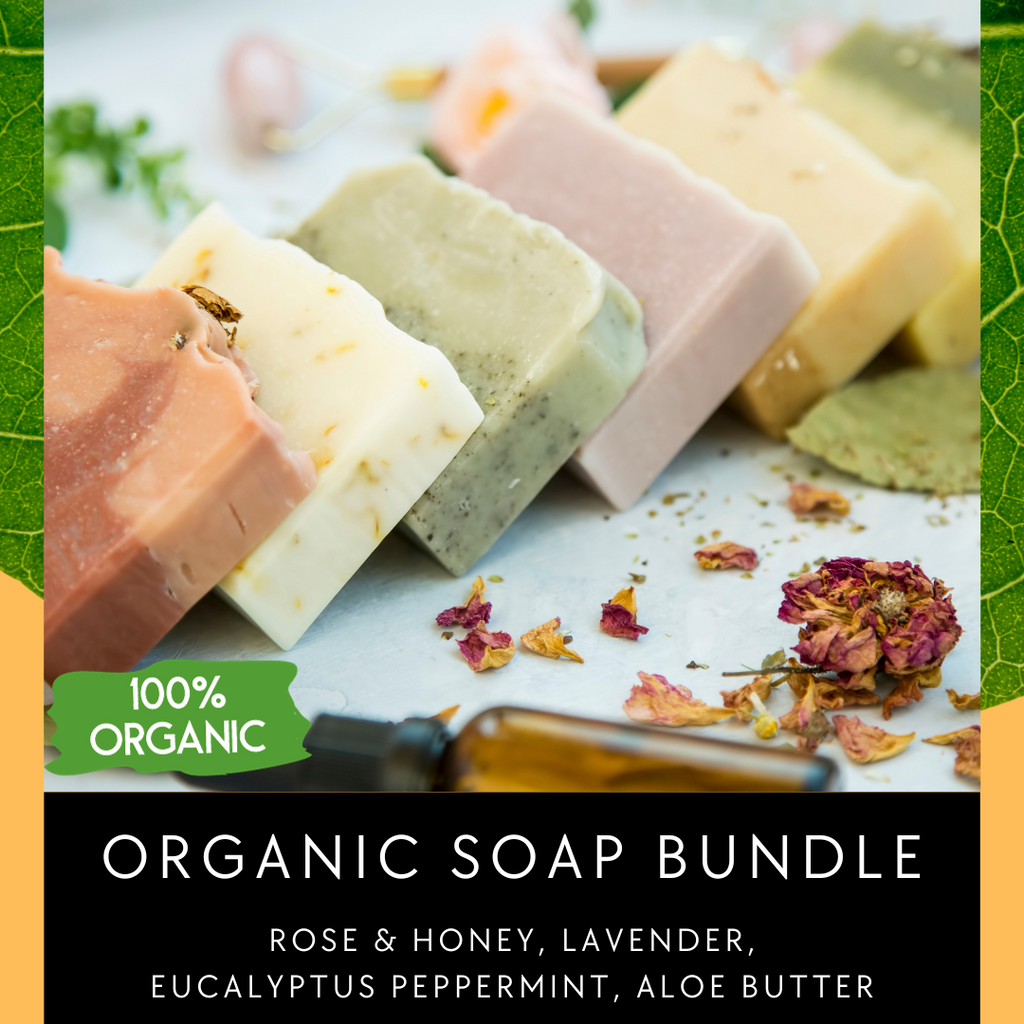 Organic Four Bar Soap Bundle