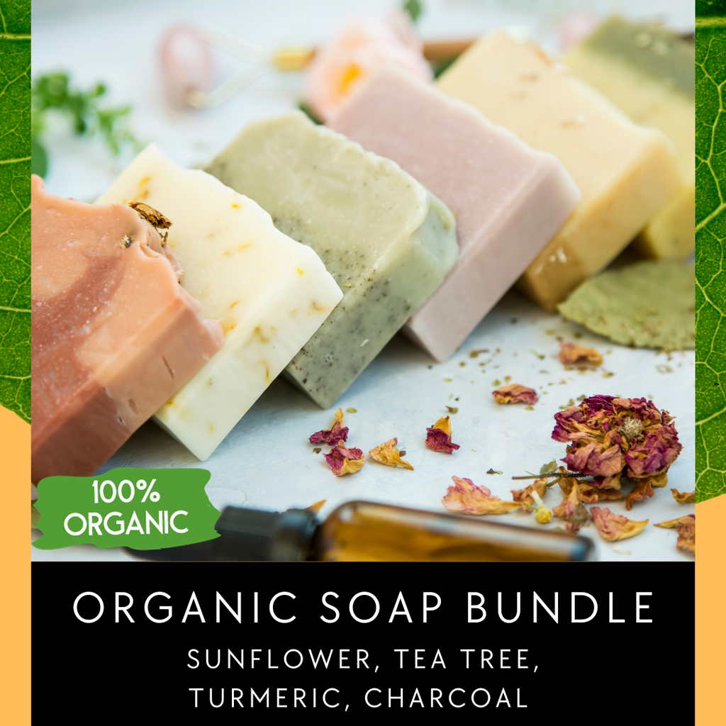Organic Four Bar Soap Bundle